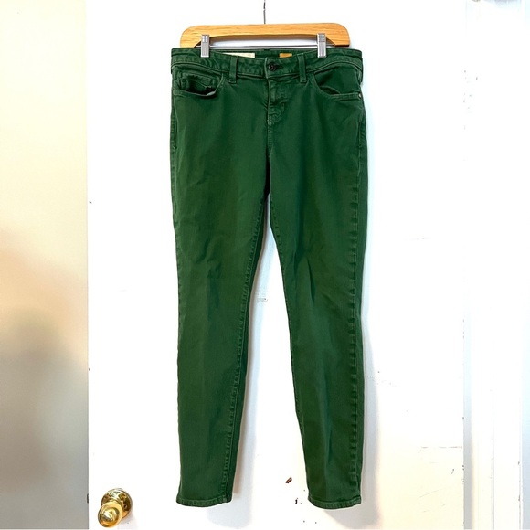 Anthropologie Pilcro and the Letterpress Green Women's Jeans Skinny Low Cut Stet - Picture 3 of 14